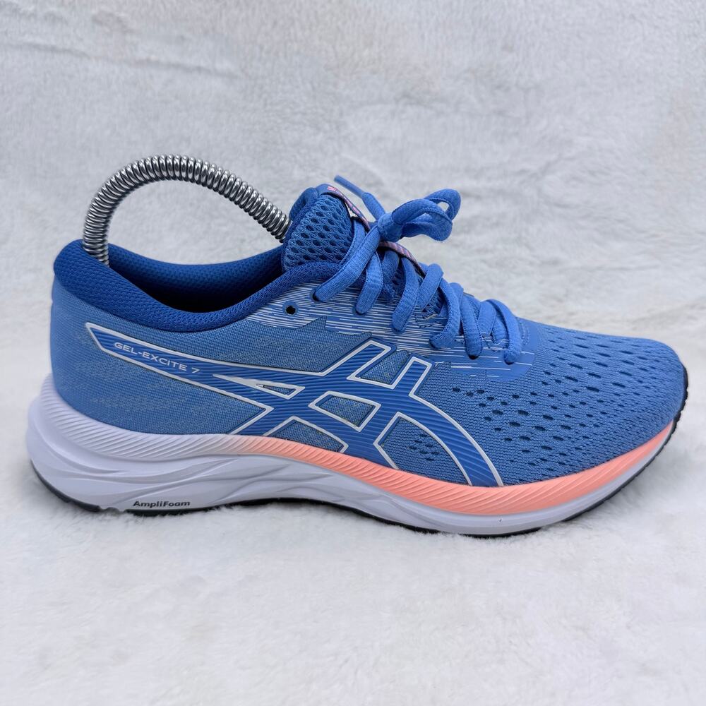 ASICS Gel-Excite 7 Womens Running Shoes Blue Pink Size 7 1012A562